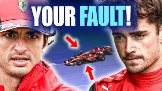 Sainz PISSED At Leclerc After F1 Spanish GP!