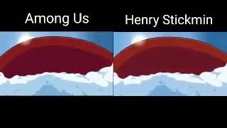 Among Us vs Henry Stickmin