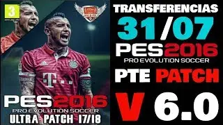 OPTION FILE 31/07 2017, DOWNLOAD PTE PATCH 6.0 PES 2016 PC