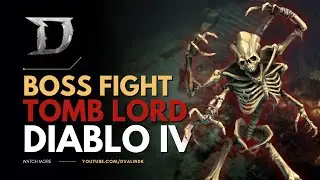 Diablo 4 Rogue Gameplay - Tomb Lord Boss Fight | New ARPG 2023