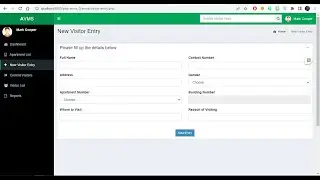 Visitor management system project in PHP with source code | PHP Project