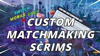 🔴Custom Matchmaking Key | Xbox PS4 PC | Fortnite Live Stream