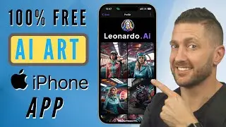 FREE Midjourney Alternative - Leonardo AI iPhone App (Released in New Update!)