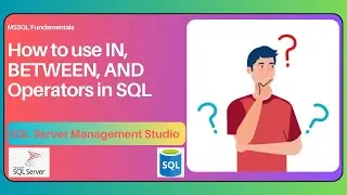 How to use of  IN BETWEEN AND operators in SQL || Aliases in SQL 