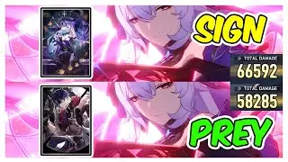 Black Swan Eyes of Prey vs Signature Reforged Remembrance Comparison【Honkai Star Rail Black Swan LC】