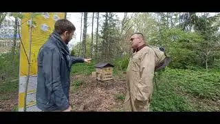 Открытие пасеки в Тверском ботаническом саду (Роман Концевой)