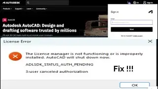 How to Fix AutoCAD License Error From AutoCAD Subscription