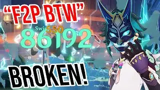 Mihoyo Why?! F2P Xiao SOO STRONG! Showcase, Build, and MORE! Genshin Impact