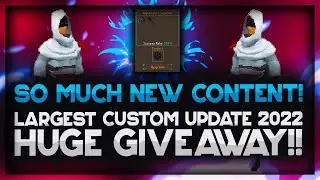 THE LARGEST *CUSTOM* RSPS UPDATE OF 2022?! | *300+ PLAYERS* (HUGE GIVEAWAYS) - Lunite RSPS