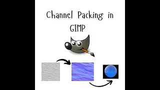 Texture Channel Packing in GIMP 2024 Method || working || GIMP Series Tutorial Part 1