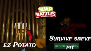 ALL Guide Boss Cheese Spots/Tricks | Survive Sbeve Pit | Trick PotatoLord | Slap Battles  Roblox