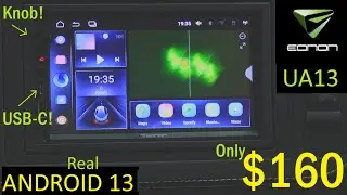 Excellent 2024 Eonon UA13 Best Budget Car Android 13 Head Unit with Volume Knob