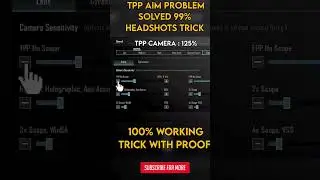 Best TPP Aim Sensitivity PUBG Mobile / Bgmi 🔥😱 