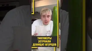 Тиктокеры устроили дефицит огурцов #тикток #тренды #трендытикток
