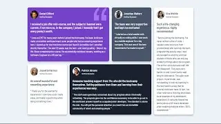 Testimonials Grid Section - Frontend Mentor Challenge
