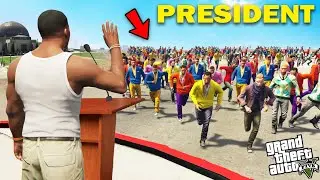 GTA 5 : Franklin First President Experience GTA 5 !