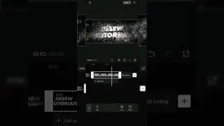 Cosmic Text Intro in Capcut 