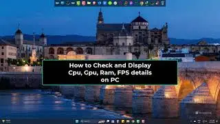 How to Monitor CPU, GPU, RAM and FPS Usage in Windows PC - No Software Required