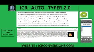 Auto Typer Software For WRT | How To Download WRT Auto Typer Software | Auto Typer | ICR Software |