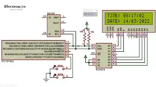 Interfacing DS3231/DS1307  with PIC12F1822 and I2C LCD | Electronics Developer