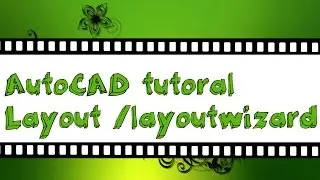 Autocad tutorial - Layout