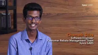 Sysco LABS Profiles | Chamath Silva - Customer Rebate Management System Team