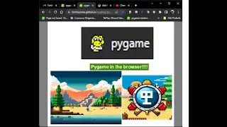 Pygame in the BROWSER with pygbag on Github