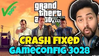 [FIXED] GTA 5 CRASH PROBLEM SOLVED | GAMECONFIG 3028 | GTA 5 Mods 2023 | Hindi/Urdu | THE NOOB