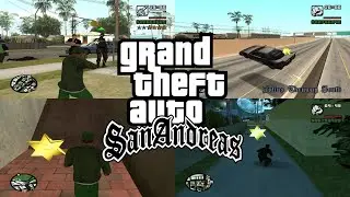 Donde encontrar TODAS las estrellas para quitar nivel de busqueda en GTA San Andreas