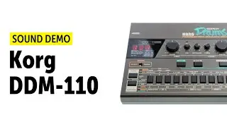 Korg DDM-110 - Drum Machine Sound-Demo