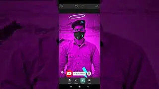 Neon Glowing Vector Art In PicsArt | 