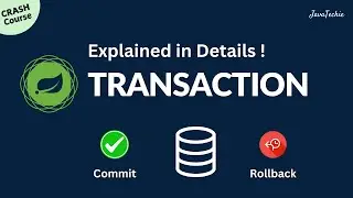 Spring Transaction Management : End-to-End Guide 🚀 | Real-Time Use Case | @Javatechie