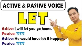 Passive voice of LET | Active and Passive Voice in English Grammar