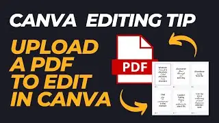 How to Upload a PDF to Canva