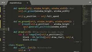 Coding A Retro Dodge The Blocks Game (PYTHON/TIME LAPSE)