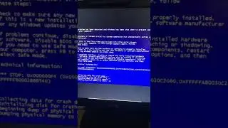 Windows 7 BSOD VM