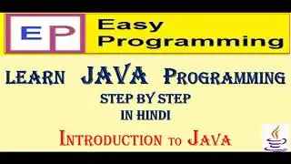 1 Introduction to JAVA programming in Hindi , easy Programming