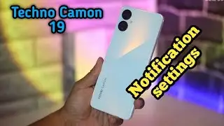 How To Hide Notification In Tecno Camon 19, Notification Setting, Turn Off Notification In