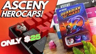 Asceny NEW Herocaps Review | Budget Artisan Keycaps!?