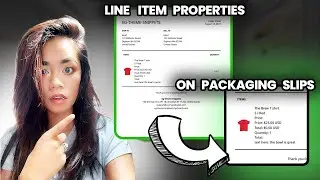 How to add custom line item properties  to  Dawn theme packing slip | Shopify tutorial 2024