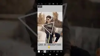 PicsArt Amazing Glowing Triangle Editing Trick || PicsArt editing || Urban editz