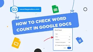 How to check word count in google docs