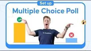 [1 Minute] How To Set Up An Interactive Pick Answer Presentation | AhaSlides