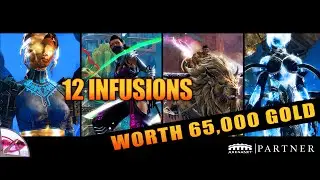 Guild Wars 2 Fashion Wars | 12 Infusions worth 65000 Gold - Showcase and Guide