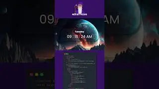 Digital Clock Using HTML CSS & JavaScript | JavaScript Beginner Project (Code source in channel bio)