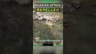 Russian attack column repelled with heavy losses