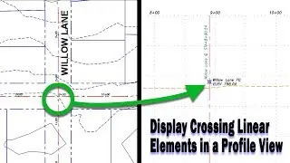 Displaying Crossing Linear Elements in a Civil 3D Profile View