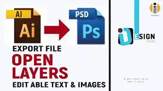 How to Import Illustrator file into Photoshop | i teach vids