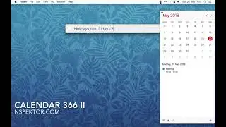 Calendar 366 II - LaunchBar Action