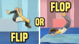 FLIP OR FLOP Gymnastics Challenge (PLAY ALONG)